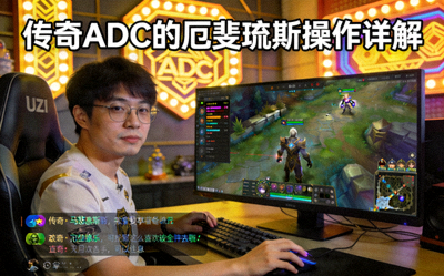 英雄联盟Uzi选手直播教学画面 - 传奇ADC的厄斐琉斯操作详解